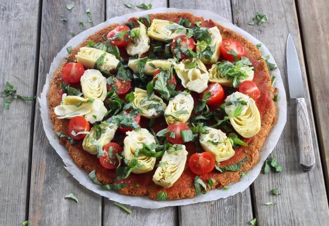 Pizza sans gluten à la patate douce