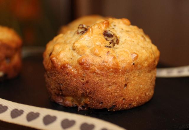 Muffins complets aux fruits secs spécial petit déjeuner