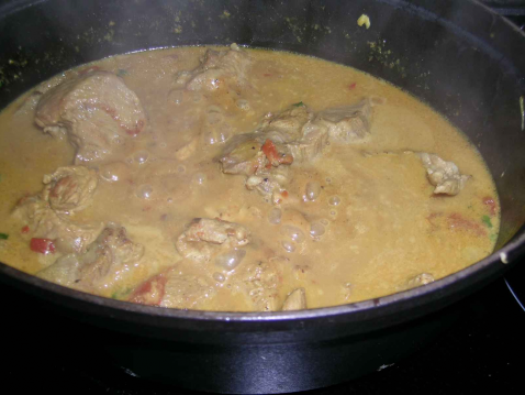 Porc au curry