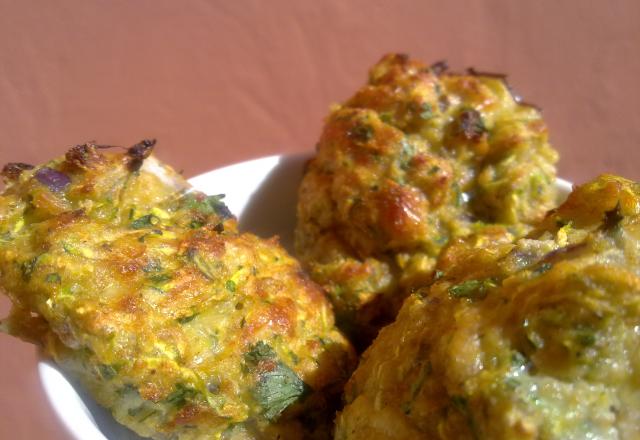 Bouchées de courgette au fromage