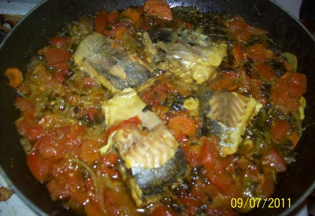 Tajine de poisson ... à la poêle