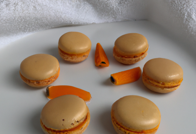 Macarons originaux abricot et safran