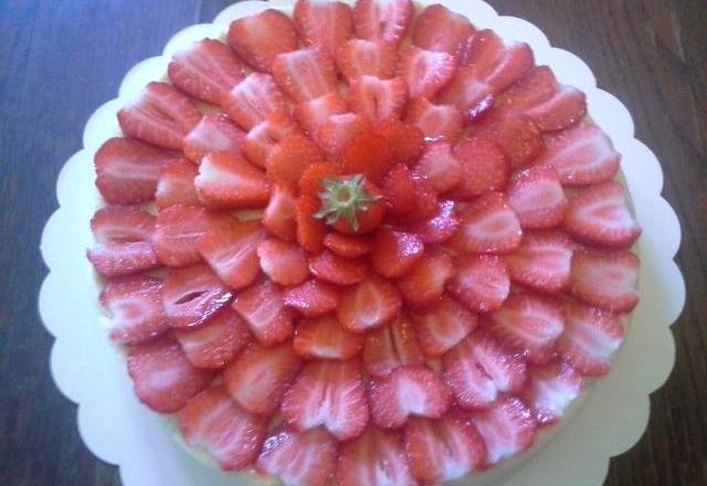 Tarte sablée vanillée aux fraises