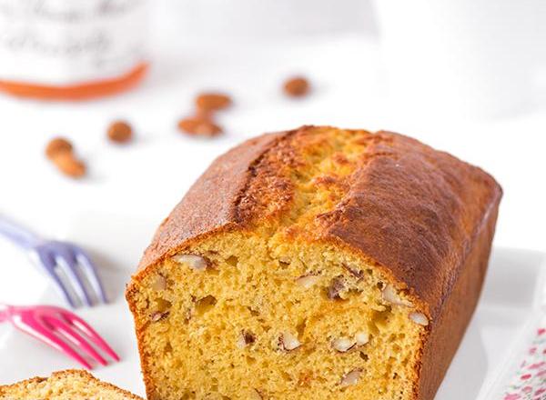 Cake croquant à  la confiture d'abricots