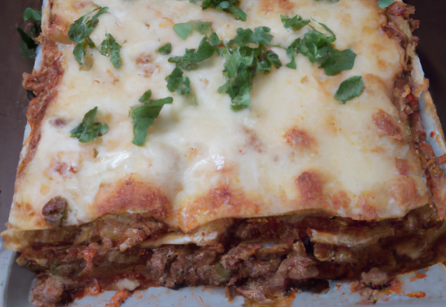 Lasagnes presque à la bolonaise