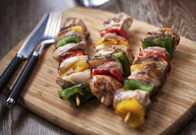 Yummy ces 5 brochettes de poulet