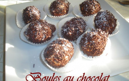 Mini boules au chocolat