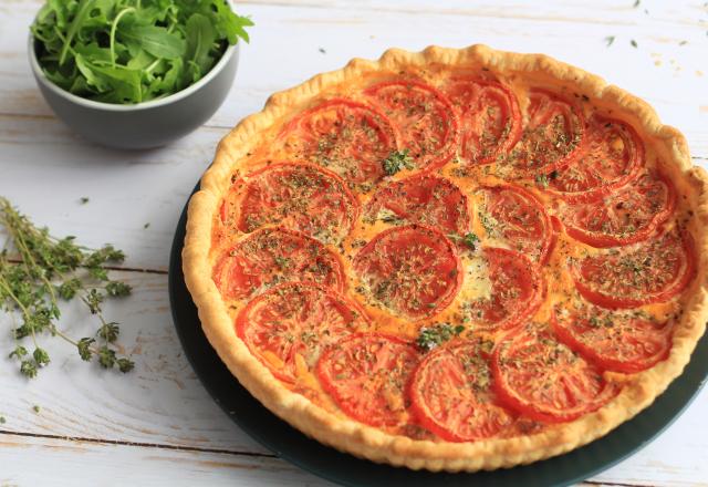 Quiche au thon et à la tomate facile