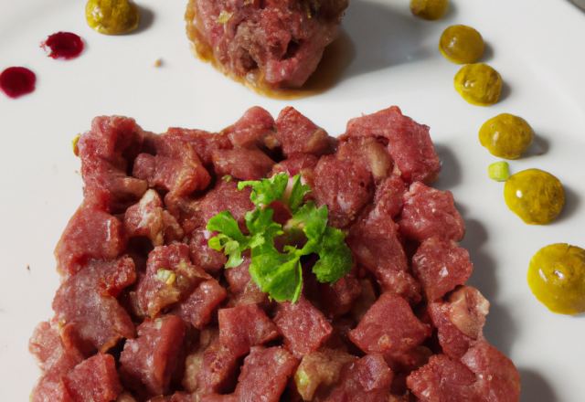 Tartare de magret de canard