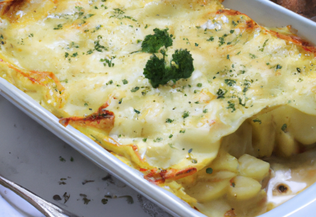 Gratin dauphinois en feuilleté