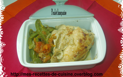 Poulet basquaise facile