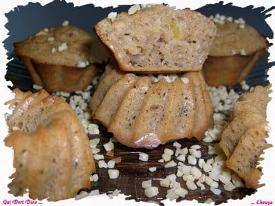 Muffins d'automne à la mangue et fruits secs