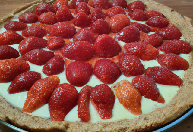 Tarte bourdaloue aux fraises