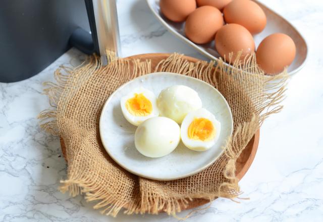 Oeuf dur au Air Fryer