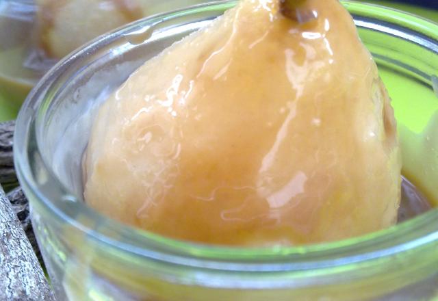 Poire au four sauce carambar