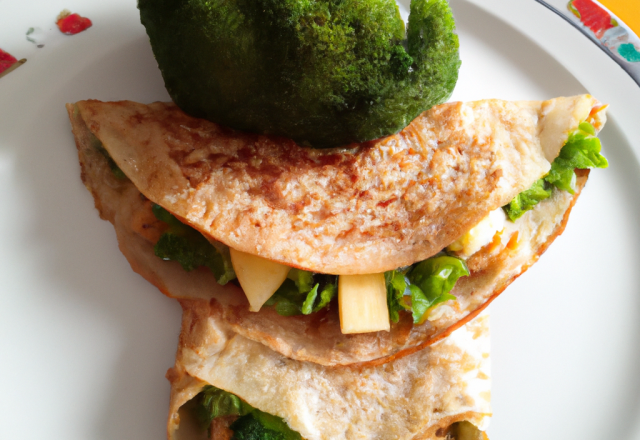 Crêpes complètes au brocoli