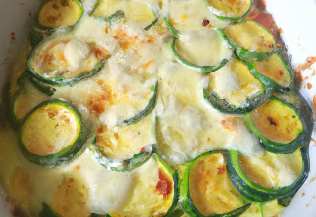 Gratin de courgettes de valérie