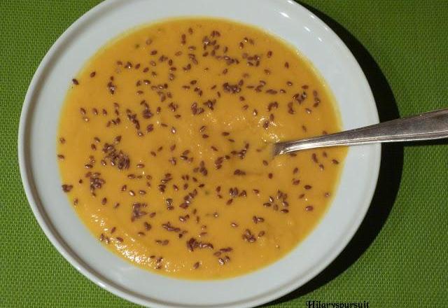 Velouté de patates douces au gingembre