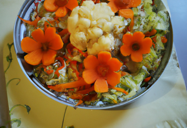 Salade de chou-fleur et carottes