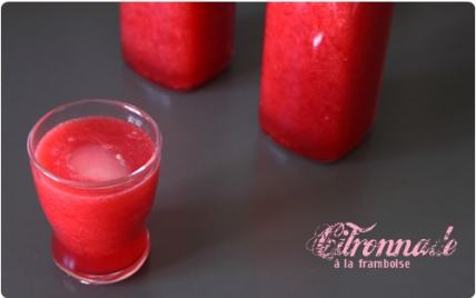 Citronnade à la framboise