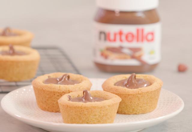 Cookies cups au Nutella