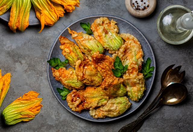 Beignets de fleurs de courgette inratables