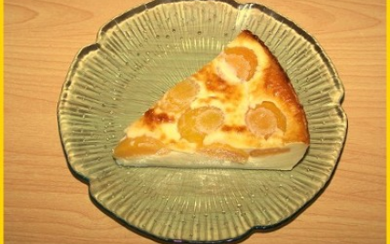 Flan aux abricots