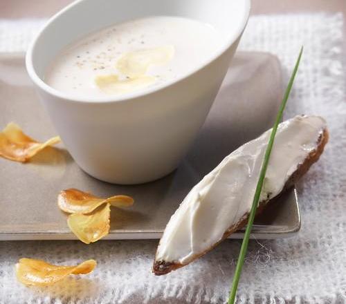 Velouté de châtaignes au gingembre et St Môret®