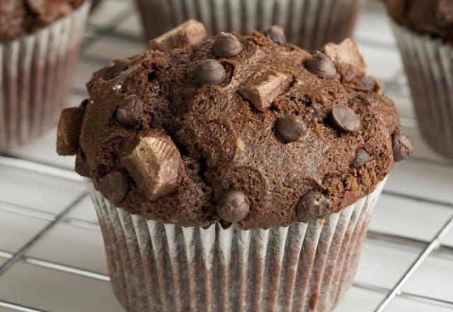 Muffins chocolat, pépites