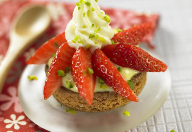 Tartelettes aux fraises craquantes