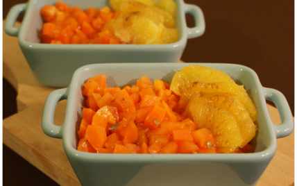 Salade de carottes à l'orange et au miel