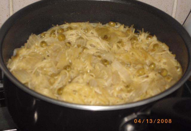 SOUPE DE VERMICELLES ET légumes MAISON