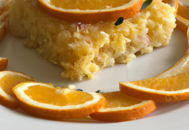 Gâteau de riz aux oranges