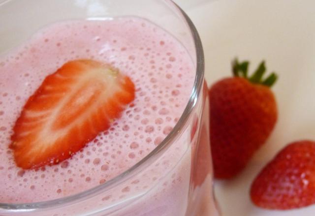 Smoothie fraises & marshmallow