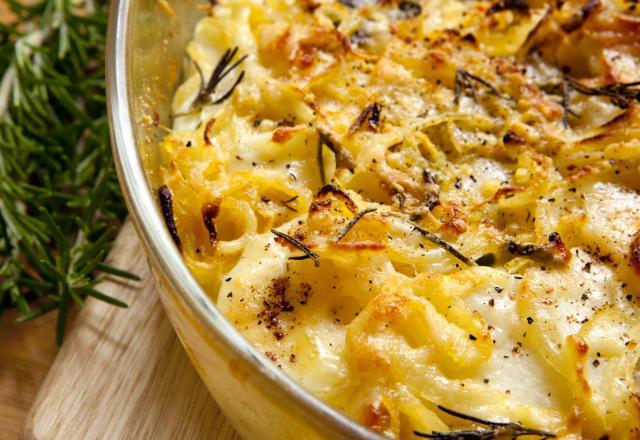 Gratin façon dauphinois aux légumes au fromage à la crème Elle & Vire