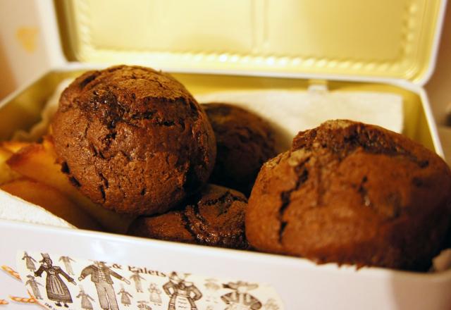 Muffins moelleux tout choco