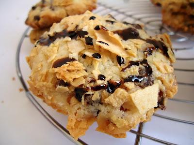 Cookies aux cornflaks et pépites de chocolat