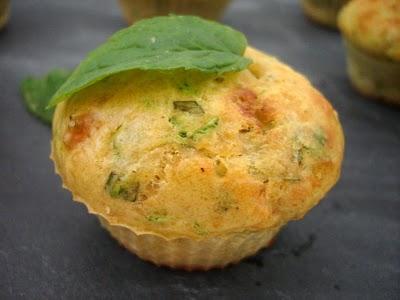 Muffins aux courgettes et à la menthe