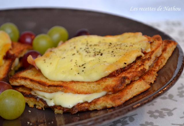 Pain perdu à la raclette