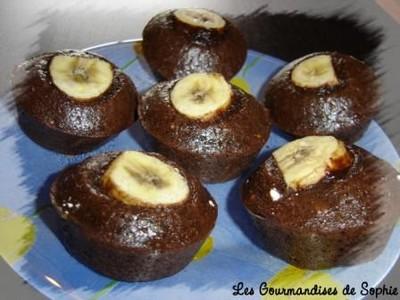 Muffins chocolat banane