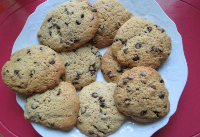 Cookies aux pépites de chocolat et amandes