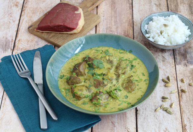 Curry de Magret de Canard au lait de coco