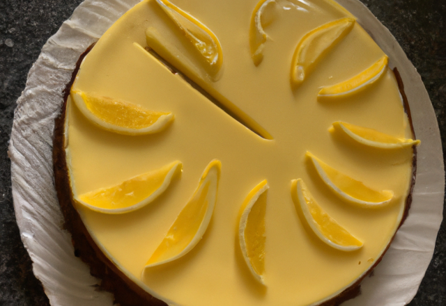 Cheesecake new-yorkais au citron