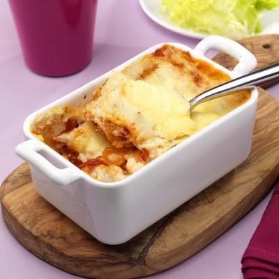 Petites lasagnes au fromage à raclette