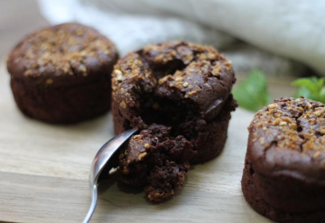 Mini-moelleux chocolat et pralin au Tapioca Tipiak