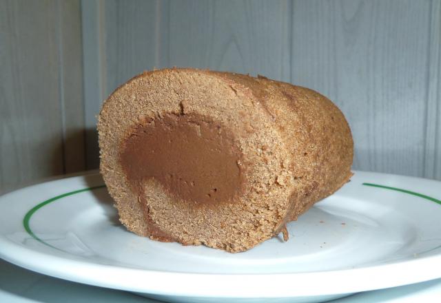 Gâteau roulé tout chocolat rapide