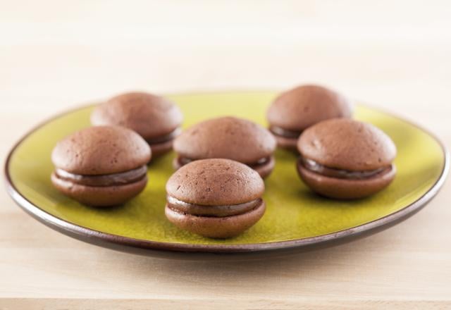 Whoopies chocolat caramel