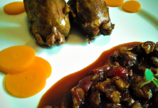 Lapin sauce chocolat