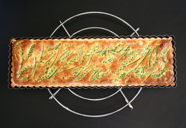 Tarte aux asperges sauvage