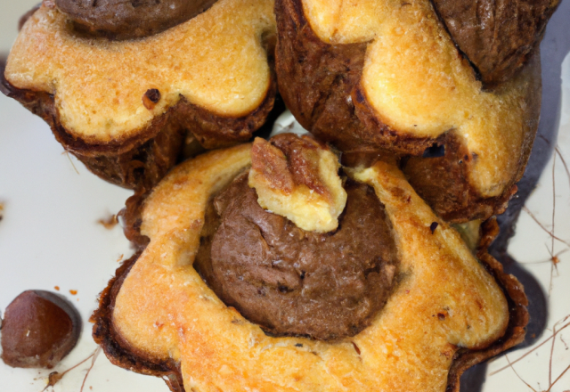 Muffins cœur de Nutella